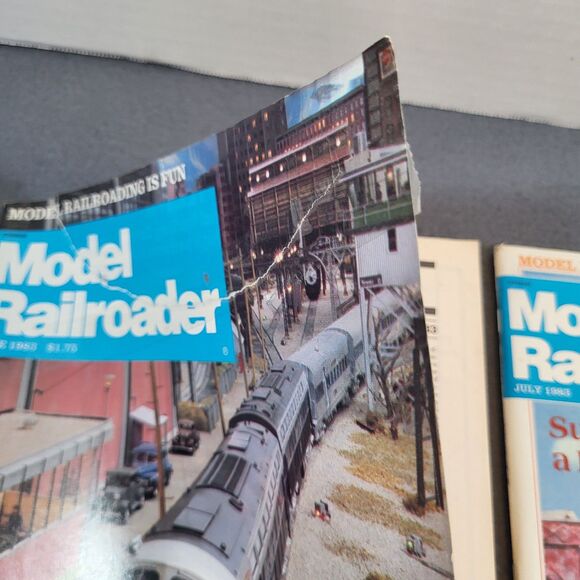 MODEL RAILROADER Magazine Lot 1983 Feb-Dec Monthly Set Vintage Trains Collectors - Picture 15 of 16